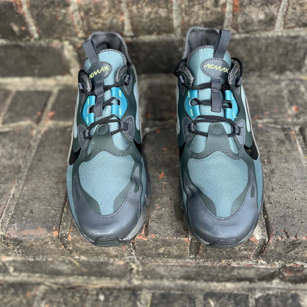 Nike Air Max Blue and Black Sneakers